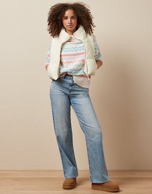 AE Cropped Puffer Vest