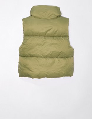 AE Cropped Puffer Vest