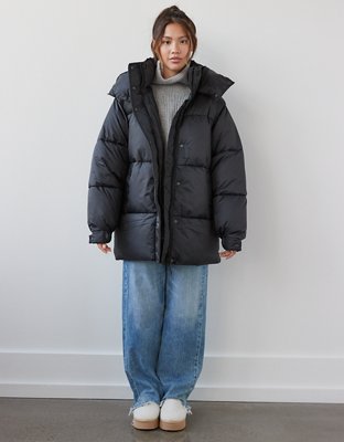 Puffer on sale oversized coat