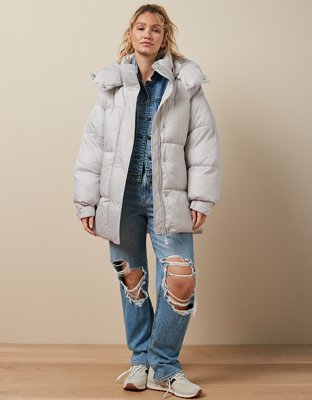 Ae long store puffer jacket