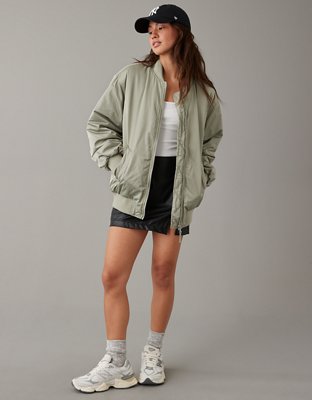 Oversized Bomber Jacket