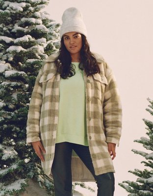 American eagle Outfitters Hoode green snorkel Parka Coat women's