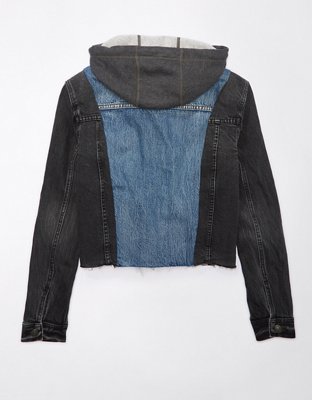 Женские куртки American Eagle AE Repurposed Denim Jacket — фото 4