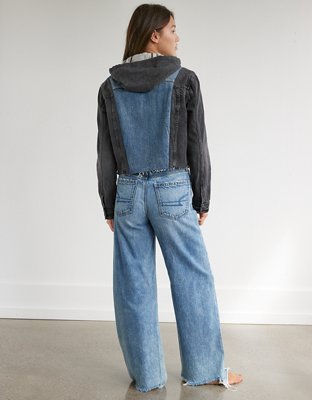 Женские куртки American Eagle AE Repurposed Denim Jacket — фото 2