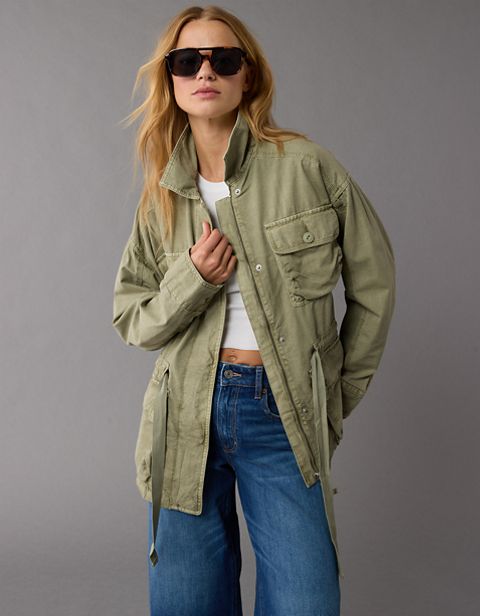 Женские куртки American Eagle AE Utility Parka