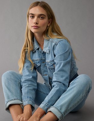 AE Super Cropped Denim Jacket