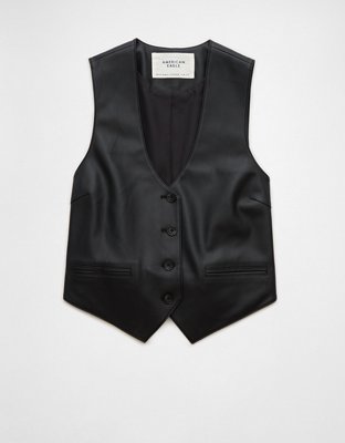 AE Vegan Leather Vest