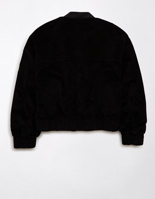 Женские куртки American Eagle AE Corduroy Oversized Bomber Jacket — фото 4