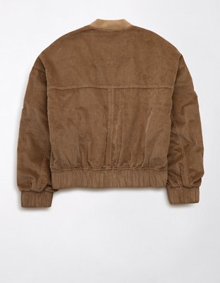 AE Corduroy Oversized Bomber Jacket