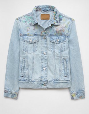 Женские куртки American Eagle AE Pride Denim Jacket — фото 2