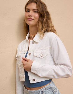 AE Super Cropped Denim Jacket