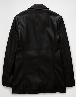 AE Vegan Leather Blazer