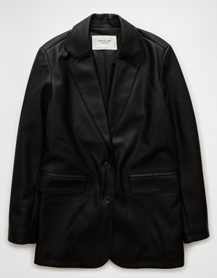 AE Vegan Leather Blazer | American Eagle