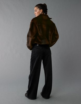 Женские куртки American Eagle AE Faux Fur Jacket — фото 2