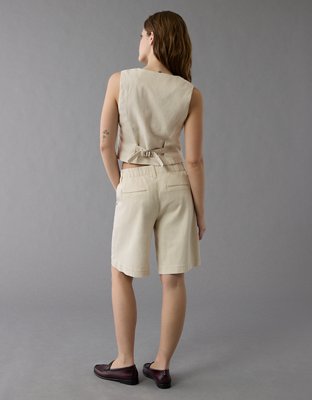 AE Linen-Blend Vest | AE