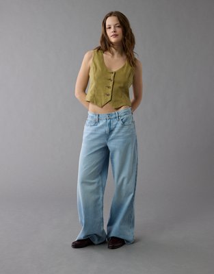 AE Linen-Blend Vest