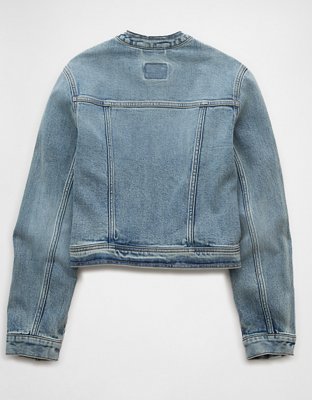 AE Zip-Up Denim Racer Jacket