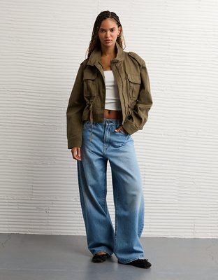 AE Peplum Military Jacket