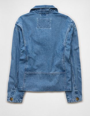 AE Denim Biker Jacket