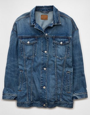 AE Oversized Boyfriend Denim Jacket