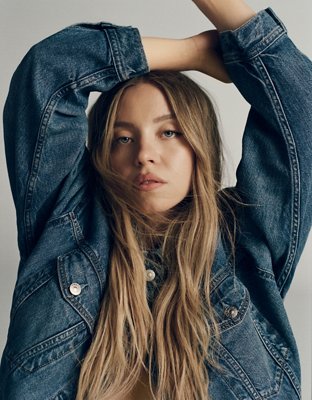 AE Oversized Boyfriend Denim Jacket