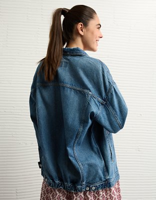 AE Oversized Boyfriend Denim Jacket