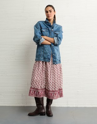 AE Oversized Boyfriend Denim Jacket
