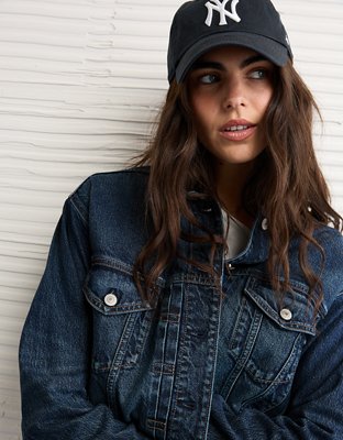 AE Cropped Vintage Denim Jacket