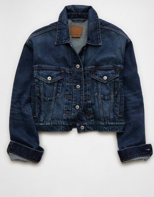 AE Cropped Vintage Denim Jacket