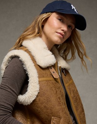 AE Shearling Vest