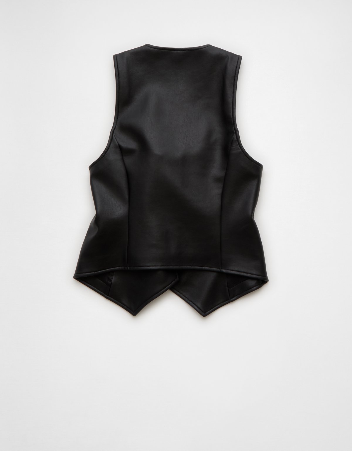 AE Vegan Leather Square Neck Waistcoat - image 4