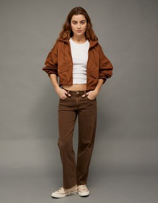 AE Cropped Windbreaker Jacket