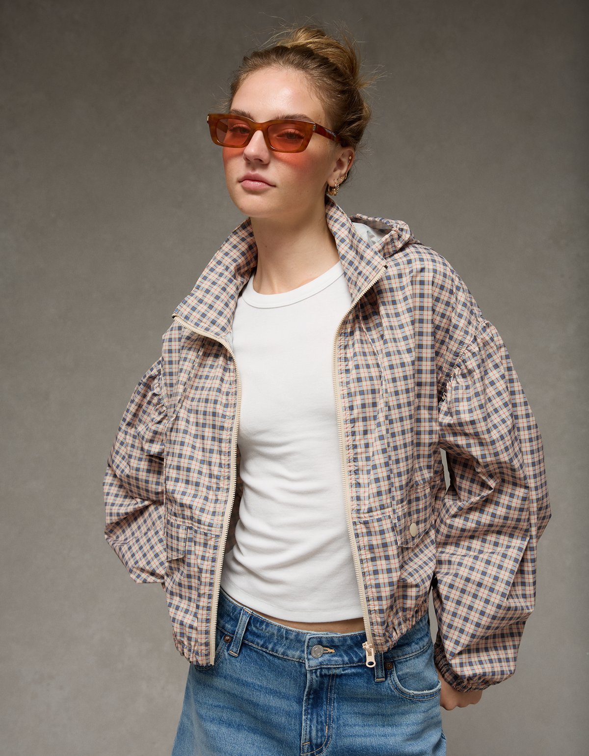 AE Cropped Windbreaker Jacket - image 2