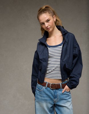 AE Cropped Windbreaker Jacket