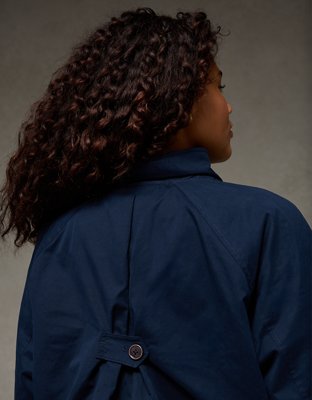 AE Cropped Trench Jacket