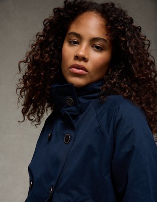 AE Cropped Trench Jacket