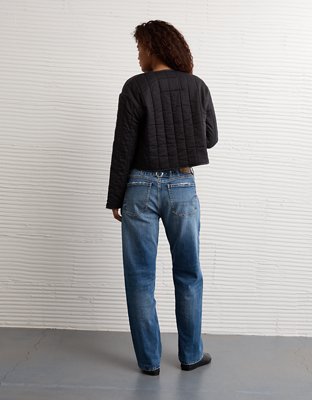 Женская куртка American Eagle AE Quilted, цвет: Чёрный — фото 2