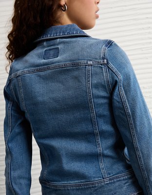 AE x Sydney Sweeney Cinched Waist Denim Jacket