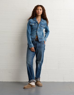 AE x Sydney Sweeney Cinched Waist Denim Jacket