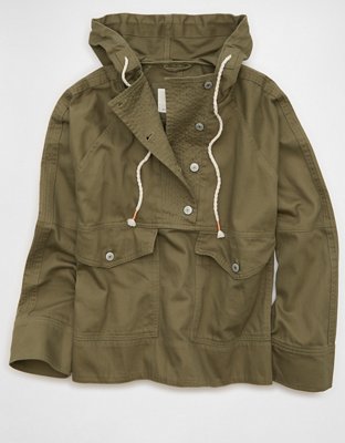 AE Lightweight Twill Anorak | American Eagle