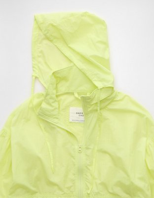 Женская куртка American Eagle AE Windbreaker, цвет: Жёлтый — фото 6