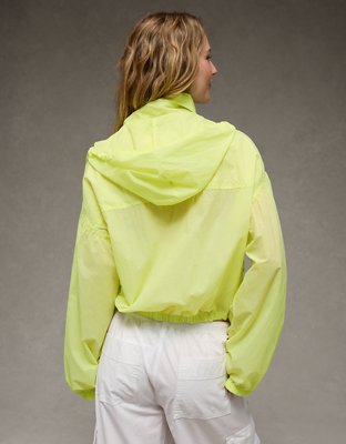Женская куртка American Eagle AE Windbreaker, цвет: Жёлтый — фото 2