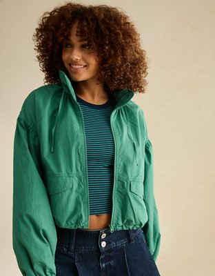 AE Cropped Windbreaker Jacket