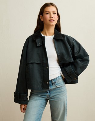 AE Cropped Swing Workwear Jacket