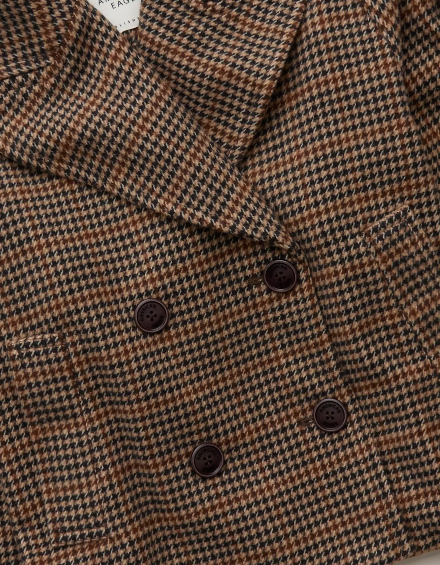 AE Short Wool-Blend Trench Coat - thumbnail 6