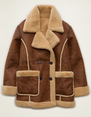 AE Reversible Shearling Coat