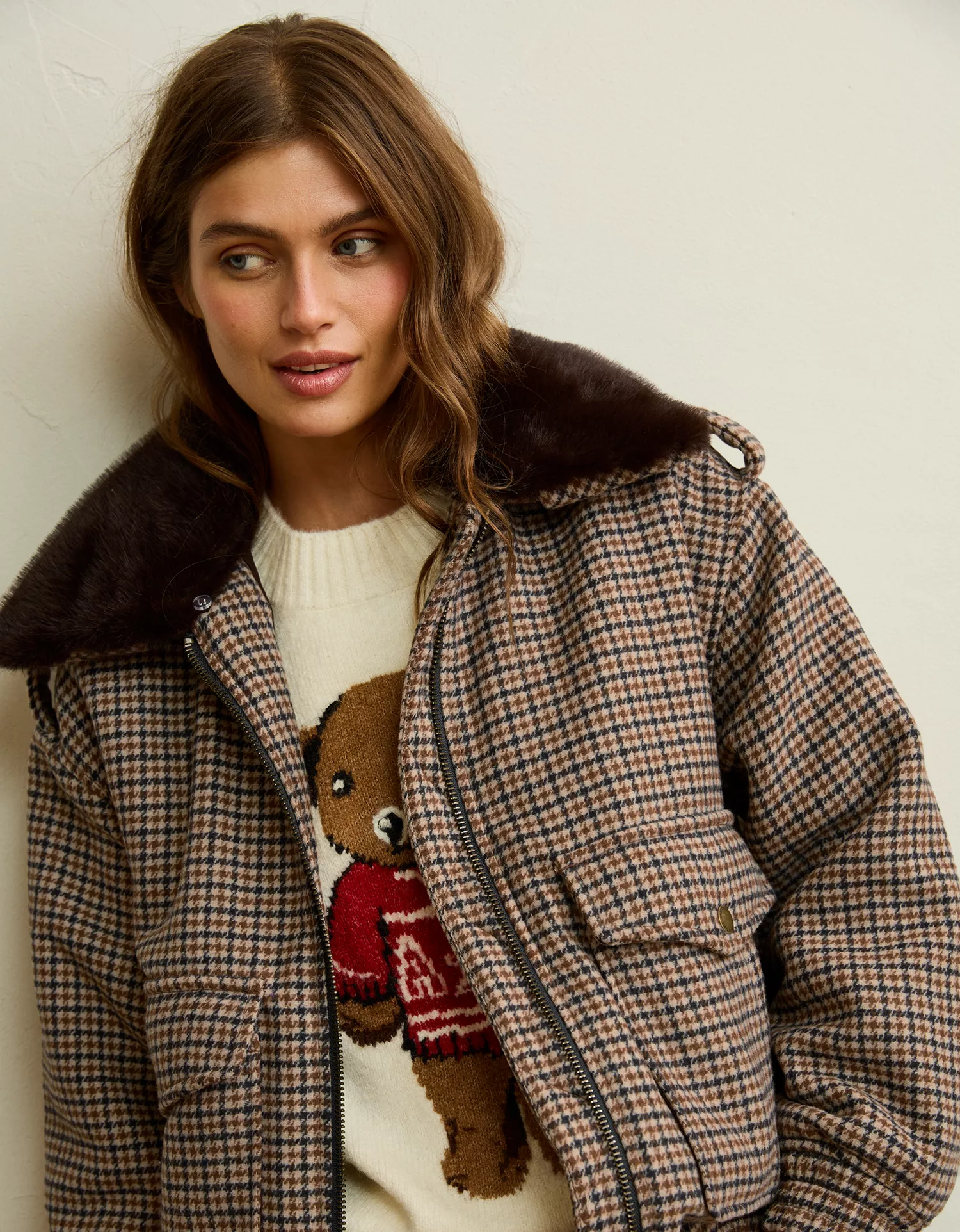 AE Wool-Blend Bomber Jacket - thumbnail 6