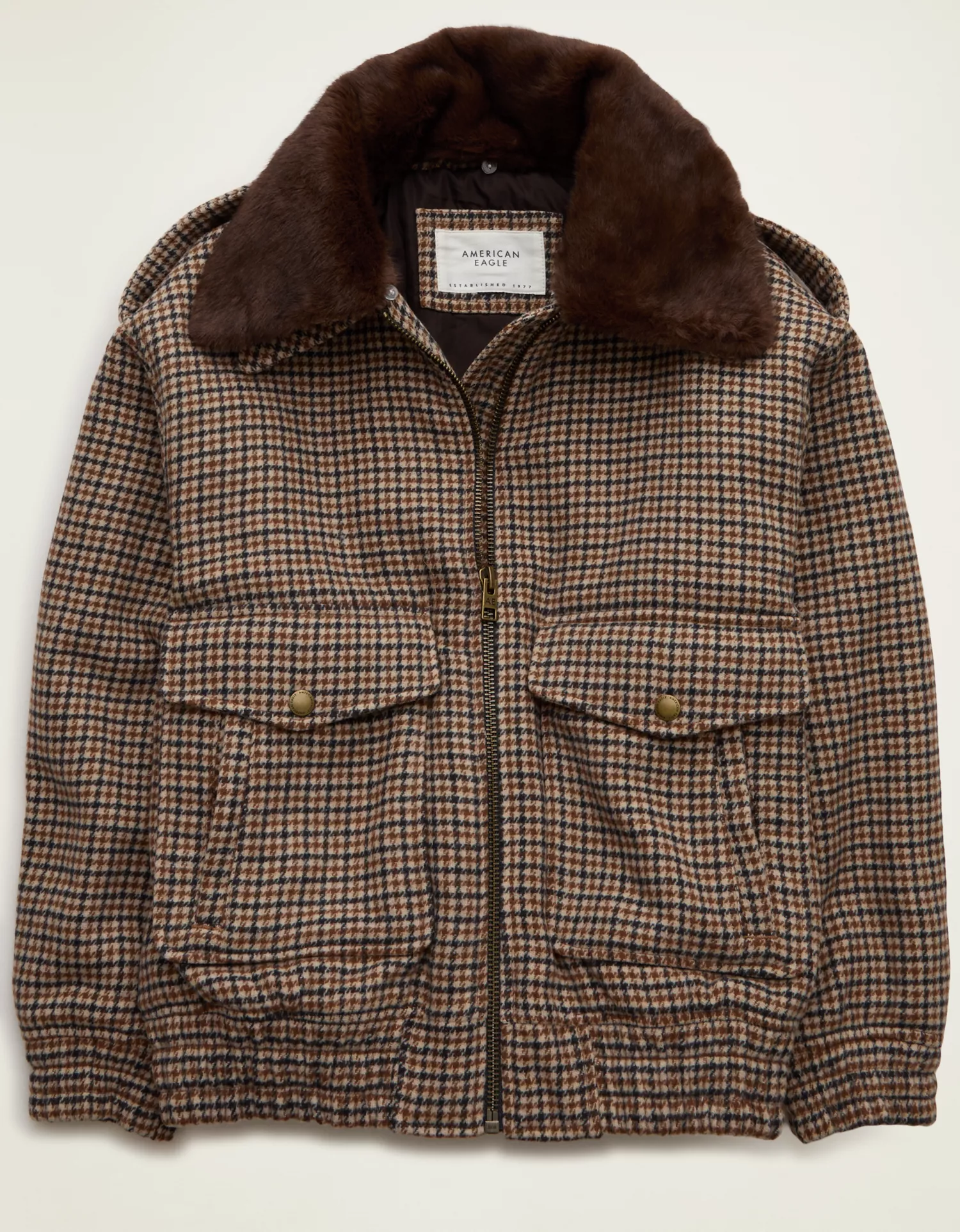 AE Wool-Blend Bomber Jacket - thumbnail 3