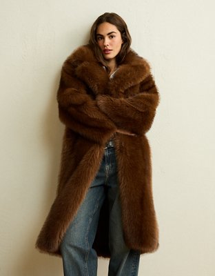 AE Long Fur Coat