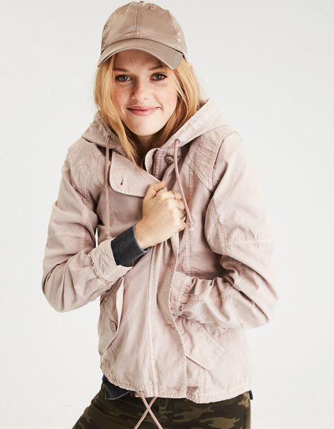 Женские куртки American Eagle AE Military Parka
